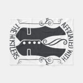 華人と提携している フリースブランケット (正面(横))