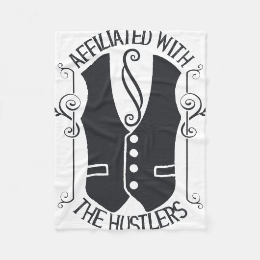 華人と提携している フリースブランケット (正面)