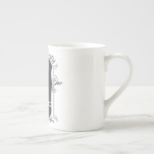 華人と提携している ボーンチャイナマグカップ (右)