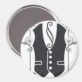 華人と提携している マグネット (正面/裏面)