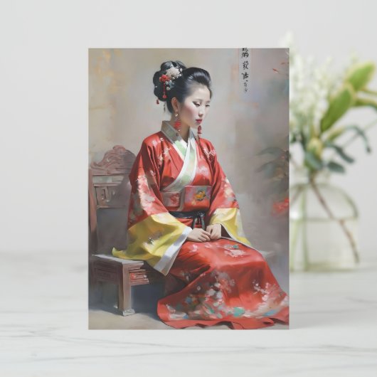 華人女性E シーズンカード (スタンド正面)