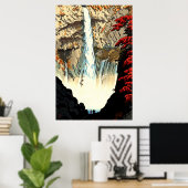 華厳の滝日光笠松城1952 ポスター (ホームオフィス)