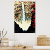 華厳滝　日光　笠松志朗1952 ポスター (キッチン)