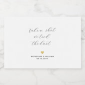 華奢な書道が一発のショットを我々は結び目を結んだ リキュールボトルラベル (シングルラベル)