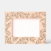 華美つる植物装飾植物学 レーザー彫刻フレーム (正面)