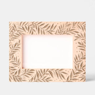 華美つる植物装飾植物学 レーザー彫刻フレーム