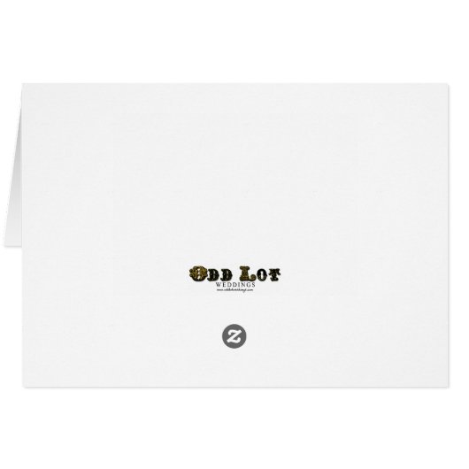 華美なおとぎ話の結婚式のテーブル数カード (裏面横)