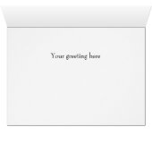 華美なおとぎ話の結婚式のテーブル数カード (内部横(下))