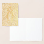 華美なカブトムシのレースI 箔カード (ディスプレー)