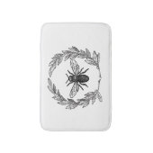 華美なヴィンテージの蜂 バスマット (正面縦)