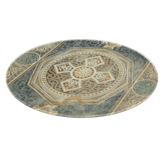 華美な幾何学的設計を用いる装飾用のタペストリー カッティングボード (角)