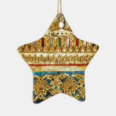 華美な手はタイの製陶術を制作しました セラミックオーナメント (右)