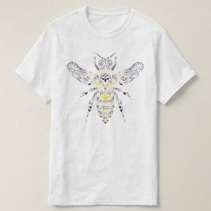 華美な蜂蜜の蜂 Tシャツ
