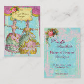 華美な装飾品及びFRIPPERYのブティックのぽっちゃりしたサイズビジネス 名刺 (正面/裏面)