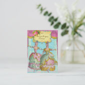 華美な装飾品及びFRIPPERYのブティックの名刺 名刺 (スタンド正面)