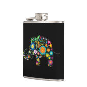 華美な象 フラスク (左)