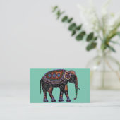 華美な象 名刺 (スタンド正面)