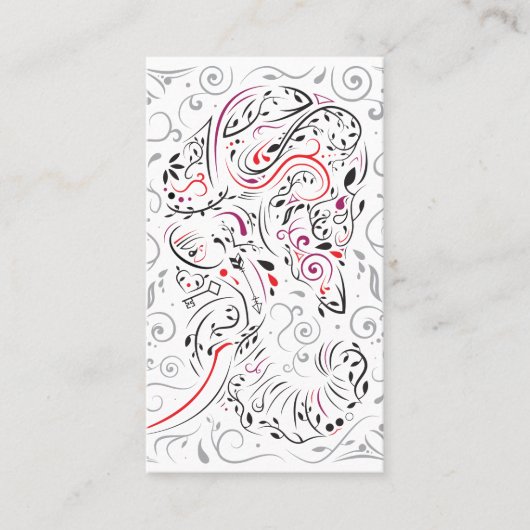 華美な象 名刺 (正面)