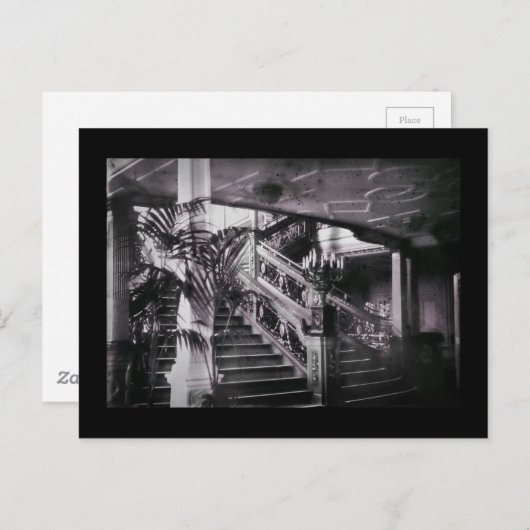 華美な階段の吹き抜けDのデッキ ポストカード (正面/裏面)