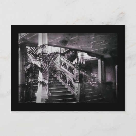 華美な階段の吹き抜けDのデッキ ポストカード (正面)