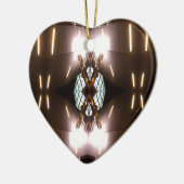 華美なMetallicaの都市未来派のクリスマスのオーナメント セラミックオーナメント (左)