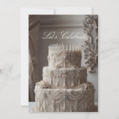 華美アンティークルック記念日 招待状 (正面)