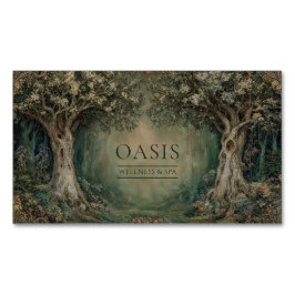 華美アールヌーボーマジカルウッドランド マグネット名刺