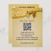 華美エレガントレトロ抽象芸術花離れ類 エンクロージャーカード (正面/裏面)