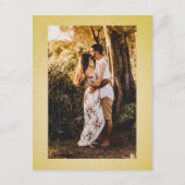 華美エレガントレトロ抽象芸術花離れ類 エンクロージャーカード (裏面)