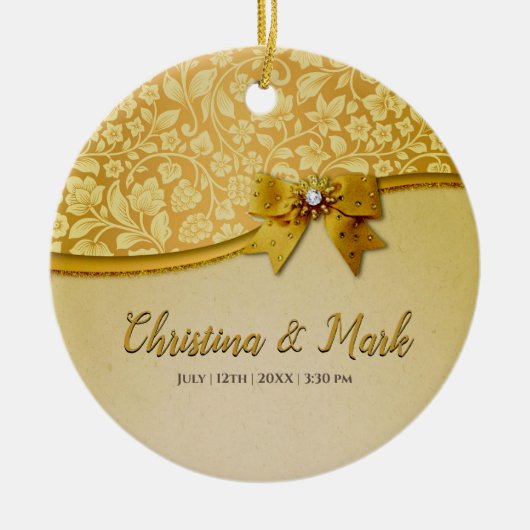 華美エレガントレトロ抽象芸術花離れ類 セラミックオーナメント (正面)