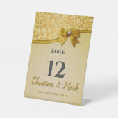 華美エレガントレトロ抽象芸術花離れ類 台座サイン (正面)