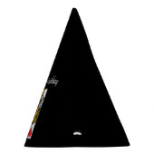 華美カラフルハートクイーン遊ズカードブラック パーティーハット (右)