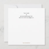 華美ガラパゴス諸島の船舶地図 ノートカード (裏面)