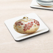 華美クリスマス飾りコースター コースター (左側)