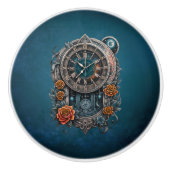 華美スチームパンクバラ。 セラミックノブ (正面)