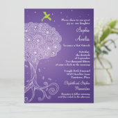 華美ツリー・オブ・ライフ・パープルバルミツワー 招待状 (スタンド正面)