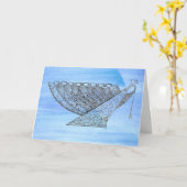 華美ハヌカー(ユダヤ教の祭り)(ユダヤ教)メノラーカスタマイズ可能グリーティングカード カード (黄色い花)