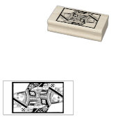 華美ハートク遊イーンズカー縁どド ラバースタンプ (押印)