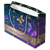 華美バラ&蝶抱き枕 ラージペーパーバッグ (裏面アングル)