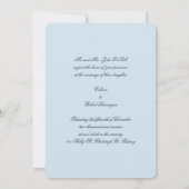 華美バロックアンティークc.1700sデザインとCherubs 招待状 (裏面)