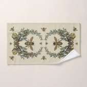 華美ビクトリアン蜂 バスタオルセット (ハンドタオル)