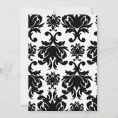 華美フォーマル白黒デザイン 招待状 (裏面)