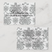 華美フォーマル白黒 エンクロージャーカード (正面/裏面)