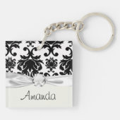 華美フォーマル白黒 キーホルダー (裏面)
