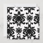 華美フォーマル白黒 招待状 (裏面)