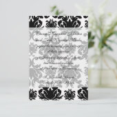 華美フォーマル白黒 招待状 (スタンド正面)