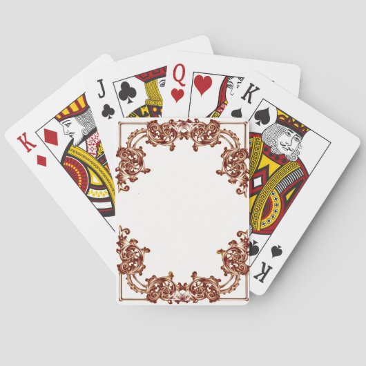 華美フローラが遊カードを渦に巻く トランプ (裏面)