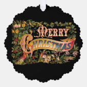 華美フローラビクトリアンの挨拶の写真 オーナメントカード (正面)