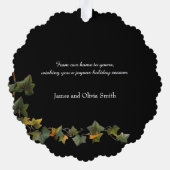 華美フローラビクトリアンの挨拶の写真 オーナメントカード (裏面)