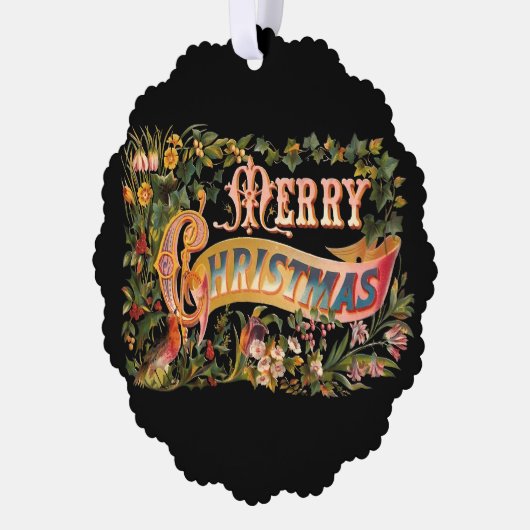 華美フローラビクトリアンの挨拶の写真 オーナメントカード (左)